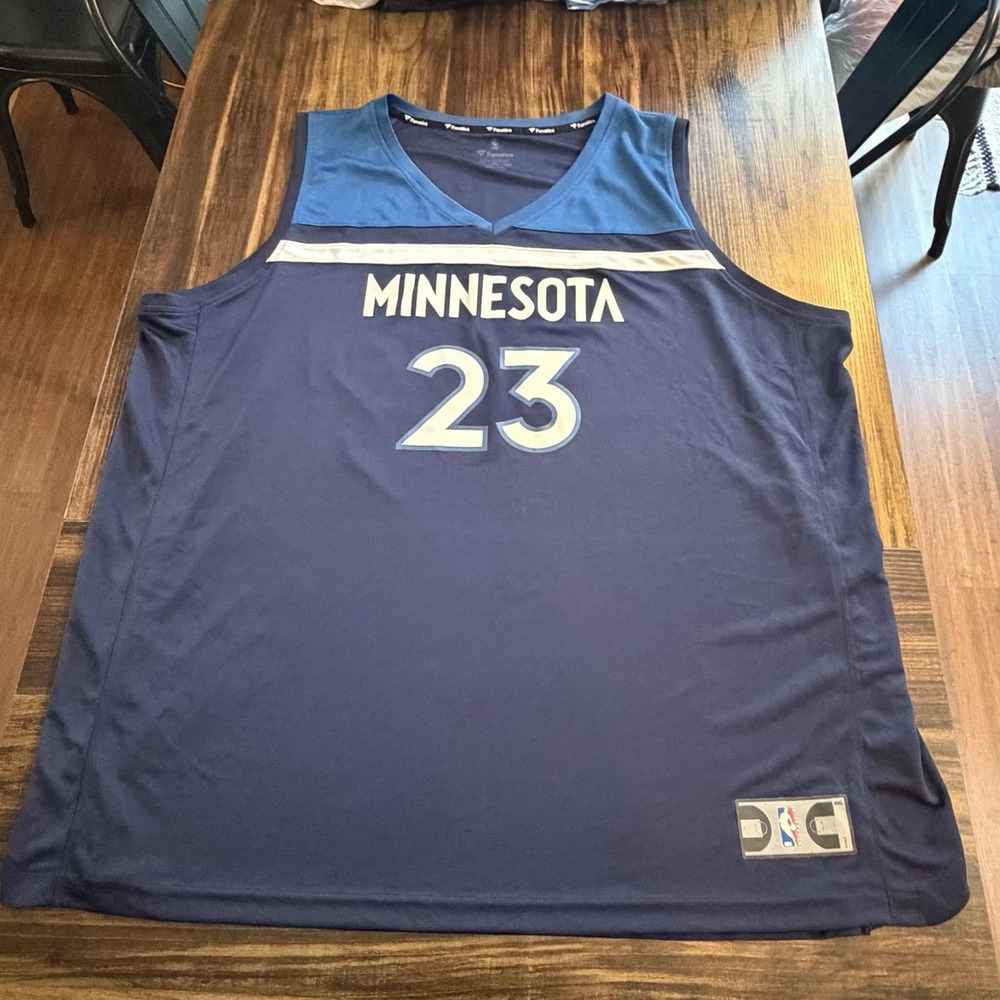 Fanatics NBA Minnesota Timberwolves Jimmy Butler #23 Jersey 4XL Blue